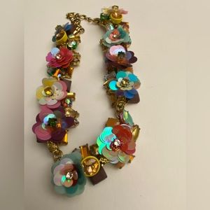 J.Crew Paulette  and Crystal Necklace